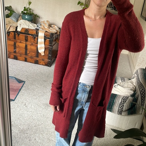 Madewell Wool Alpaca Comfy Maxi Cardigan - Picture 3 of 15